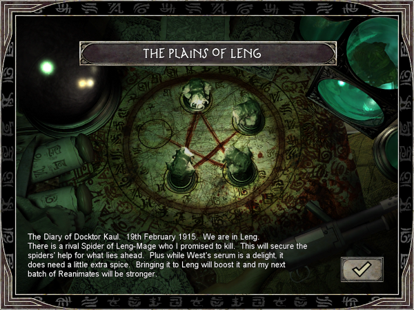 Kaul's Diary: Loading screen for The Plains of Leng
